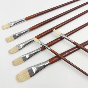 Juego de Pinceles Profesionales para Artistas, 7 Piezas, Pinceles de Mango Largo Tipo Filbert para Pintura - Product Image 3