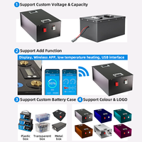 48V 100ah/200ah électrique AGV Robot transpalette Jack chariot de transfert avec batterie Lifepo4 Lithium Ion Filtterack Batteries Packs