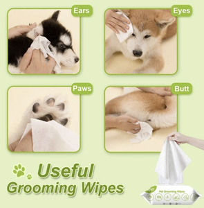 15cm x 20cm hogar desechable viscosa algodón mascotas toallitas Vietnam OEM simple hecho en Vietnam - Product Image 5