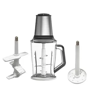 家庭用<span class=keywords><strong>2</strong></span>速電気フードプロセッサー2Lステンレス鋼ミニミートチョッパー<span class=keywords><strong>3</strong></span>ブレード付きガーリックアクセサリー付き - Product Image 1