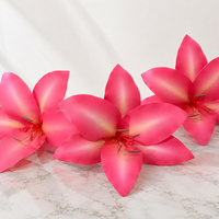 Roze lotusbloemblaadjes, gigantische kunstbloemen van papier, decoratie voor bruiloften en evenementen, commerciële bloemendisplay, fabriekslevering