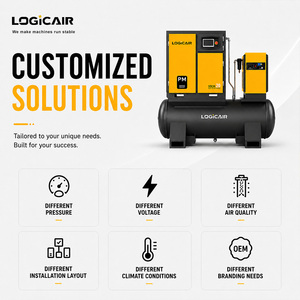 LOGICAIR 11kw 15hp <b>Industrial</b> <b>Compressor</b> 4 in 1 Screw Air With Dryer for Workshop Use Lubricated <b>Industrial</b> Com - Product Image 1
