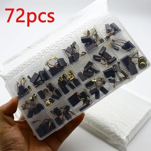 Carbon Brush Set 72Pcs 18 Sizes For Impact Drills Circular <b>Saws</b> Angle Grinders <b>Power</b> Tool Replacement Parts - Product Image 1