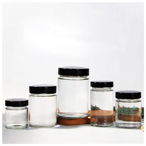 Vente en gros 500g 1000g pot hexagonal carré rond en verre de miel avec couvercle à cosse en métal tarro de miel de cristal con tapa giratoria - Product Image 6