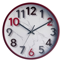 Jam dinding plastik Digital, dekorasi Interior, jam dinding plastik Digital, desain baru, 10 inci