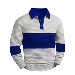 Nueva Llegada, Camiseta de Punto Personalizada de la Mejor Calidad, Marca Propia, para Hombre, Casual, Anti-Pilling, 100% Algodón, Manga Larga, Suave y Cómoda - Product Image 2