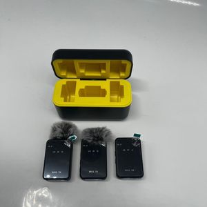 Microphone sans fil à double fonction SX12 avec récepteur 2.4G, réduction du bruit et matériau anti-vent en coton absorbant - Product Image 3