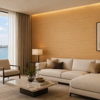 Panel Dinding SPC Motif Kayu, Papan Dekoratif untuk Desain Interior dan Renovasi Bangunan Hunian dan Komersial