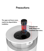 Humidificateur à brume fraîche ultrasonique portable 5L avec diffuseur d'arôme de maison intelligent de lumière LED pour l'aromathérapie pour un usage domestique