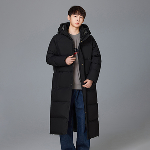 เสื้อโค้ทกันหนาวผู้ชาย สีพื้น แบรนด์ทันสมัย คอปก ทรงหลวม ซิปสั้น ไซส์ใหญ่ อุ่น - Product Image 3