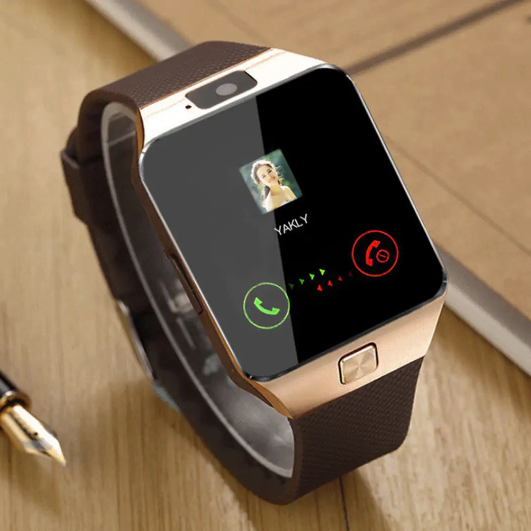 2018 nuevo reloj inteligente dz09 con cámara reloj de pulsera tarjeta SIM Smartwatch para Android para iphone
