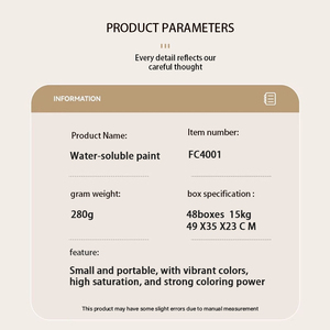 Kit de <span class=keywords><strong>peinture</strong></span> faciale d'Halloween 40 couleurs, maquillage corporel tendance mat, <span class=keywords><strong>peinture</strong></span> <span class=keywords><strong>gouache</strong></span> non toxique - Product Image 6