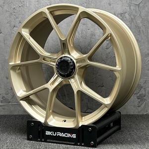 Rines BZY Forjados 5x130 para <span class=keywords><strong>Porsche</strong></span> 911 991 992 997 GT2 <span class=keywords><strong>GT3</strong></span> <span class=keywords><strong>RS</strong></span> 718 <span class=keywords><strong>Carrera</strong></span> de 19, 20 y 21 Pulgadas, Aleación Ligera Dorada, Estilo Racing - Product Image 3