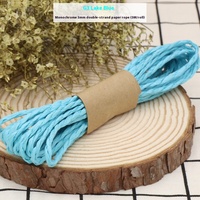 Cordes de fil de papier et corde torsadée pour Scrapbooking Art Crafts Poignées de sac en papier