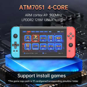 2024 <span class=keywords><strong>Powkiddy</strong></span> <span class=keywords><strong>X70</strong></span> sistema Linux reproductor de juegos 7 pulgadas 3D Joystick Soporte Multijugador 3500mAh Consola de juegos portátil. - Product Image 4