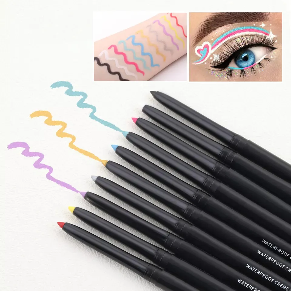 Nouveauté Crayon eyeliner végan imperméable Crayon eye-liner cosmétique longue durée OEM