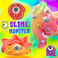Mainan Helloween Hadiah Ulang Tahun Sempurna Termasuk Kit Slime Tanah Liat Usia 8-13 Tahun dengan Aksesoris Glitter