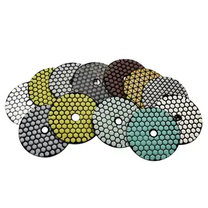 3 step polishing pad Concrete Floor Grinding Tools Concrete Granite Floor foam Polishing Pad Grinder Diamond foam polishing pad