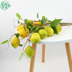 Árbol de Limón Artificial Brillante Blossom, 92 cm de Tallo Largo, Ligero, Ecológico, de Alta Calidad, Decoración para Hogar y Jardín, Fruta - Product Image 1