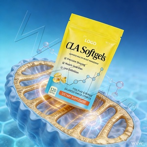 Capsules d'acide linoléique conjugué de qualité supérieure, gestion du poids, apport énergétique et soutien immunitaire pour adultes - Product Image 1