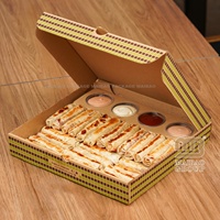 Boîte d'emballage à emporter Togo frites nouilles seau allemand turc Shawarma pochette alimentaire Doner Kebab grill viande paquet papier