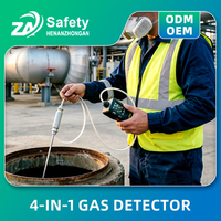 Detector de Gas para Espacios Confinados, Precio de Detector Multigas, Fabricantes de Detectores de 4 Gases, Detector Cuatro en Uno