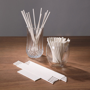 Bâtonnets en papier solides pour sucettes et barbes à papa, longueurs 7cm, 10cm, 15cm, 20cm, 25cm, personnalisables - Product Image 4