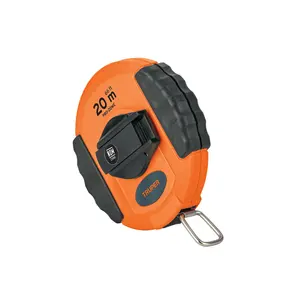 Cinta métrica de acero Truper de 20m de largo, sistema imperial y métrico con carcasa de plástico ABS y PVC - Product Image 1