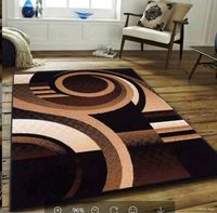Tapis de luxe rectangulaire à motif géométrique nordique personnalisé pour salon, chambre et chevet
