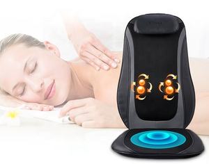 Almofada de Massagem Portátil 3D Shiatsu com Malha para Carro, com Vibração e Controle de Tempo para o Corpo - Product Image 1