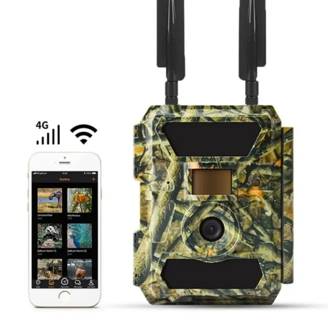 Visione notturna Gprs GSM MMS FTP Della Fauna Selvatica Osservare Fotocamera Cacciatore In Diretta 4g Trailcamera