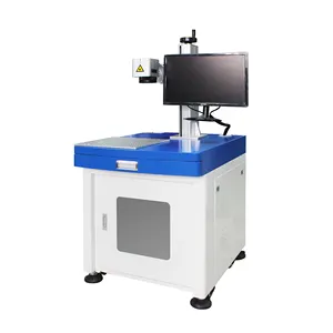 LASER 355nm 3W Leve Ar Refrigerado Portátil Pequeno UV Laser Marcação Impressora De Vidro Máquina De Gravura Para Metal Plástico