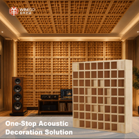 WINEGO Diffuseur Acoustique en Bois QRD Personnalisé à Basse Fréquence, Panneau Acoustique Suspendu au Plafond pour Studios d'Enregistrement et Projets Muraux