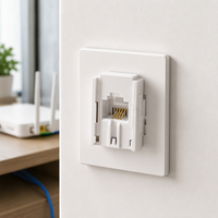 Connecteur modulaire RJ11 RJ14 8P8C à 8 broches pour câble téléphonique