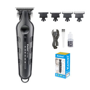 Tondeuse à cheveux professionnelle KM-1563 <span class=keywords><strong>7200</strong></span> tr/min, écran LED, charge USB, batterie Li-ion 1200 <span class=keywords><strong>mAh</strong></span>, usage commercial, lame en acier, 180 min d'autonomie - Product Image 2