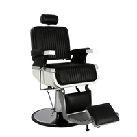 Chaise de Barbier Professionnelle Marron Inclinable pour Salon et Spa – Équipement de Beauté – Vente Flash