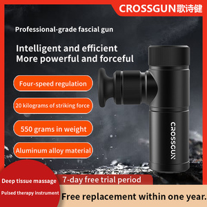 <span class=keywords><strong>Pistolet</strong></span> de <span class=keywords><strong>massage</strong></span> des tissus profonds de qualité professionnelle CROSSGUN - Rechargeable, portable, moteur sans balais 4 vitesses, corps en aluminium 550g, 4 modes de <span class=keywords><strong>massage</strong></span> - Product Image 6