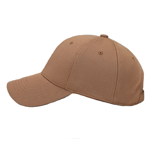 Casquette de baseball unisexe personnalisée en sergé 100 % coton, style Dad Hat 5 panneaux, avec logo brodé bicolore et profil bas, idéale pour le golf - Product Image 4