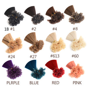 Vente Extension <span class=keywords><strong>de</strong></span> <span class=keywords><strong>cheveux</strong></span> <span class=keywords><strong>de</strong></span> couleur naturelle #1 20 Curly Remy Dark Brown Ombre Mattr Human Hair U Tip Hair - Product Image 4