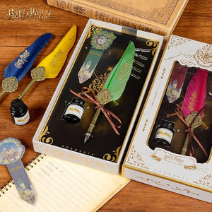 Pluma de inmersión de aleación de zinc con diseño de pluma retro europea, en caja, para regalo de negocios, temporada de graduación, regalo para estudiantes, sello. - Product Image 3