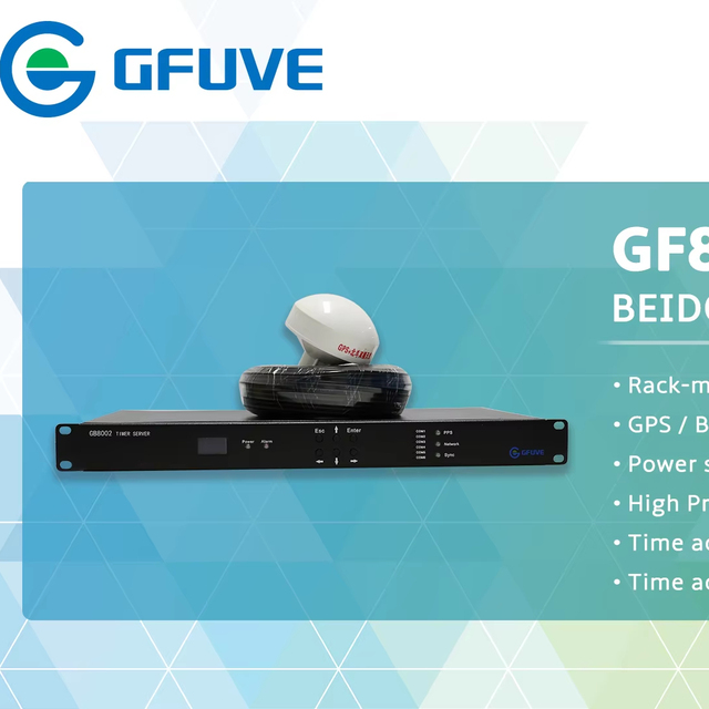 GB8002 Rack Mount High Precision Beidou GPS NTP Time Server for Industrial Network Time Synchronization