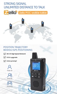 <span class=keywords><strong>Radio</strong></span> mobile numérique portable rechargeable 4G LTE compatible réseau public avec prise en charge de la carte SIM et <span class=keywords><strong>radio</strong></span> mobile compatible GSM - Product Image 3