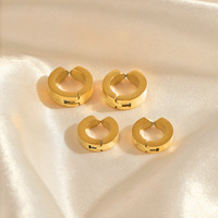 Boucles d'Oreilles Femme Mini Boucles d'Oreilles Créoles Argent Vendues par Paires-Boucles d'Oreilles Créoles Acier Inoxydable Cadeau Femme Fille