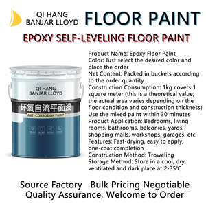 Peinture de sol époxy décorative auto-nivelante colorée résistante à l'usure pour bureaux, salles d'exposition et revêtements de sol à charge légère - Product Image 2
