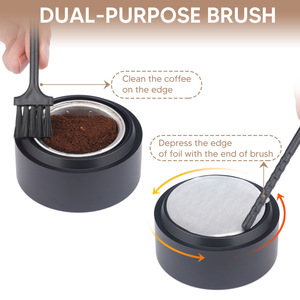 Outil de remplissage de capsules de café en plastique réutilisable, compatible avec les dosettes <span class=keywords><strong>VertuoLine</strong></span> pour un expresso de style barista - Product Image 2