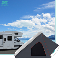 Tentes de toit de voiture JDA de haute qualité, imperméables, en toile 3000D, pour camping-car, camping, pour 2 à 3 personnes, coque rigide