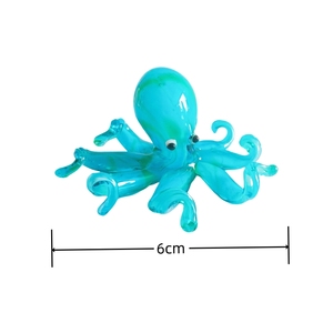 Giocattolo Polpo in <span class=keywords><strong>Vetro</strong></span> di <span class=keywords><strong>Murano</strong></span> Fatto a Mano, Statuetta Animale in <span class=keywords><strong>Vetro</strong></span>, Decorazione per la Casa, Regalo - Product Image 5