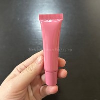 Tubes de baume à lèvres compressibles ISMAN Beauty, tubes en plastique souple vides, logo personnalisé, conteneur d'huile à lèvres, tube de gloss à lèvres, emballage cosmétique 8ml 15ml
