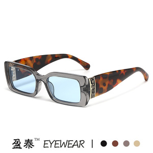 Eyewear Square Sunglasses Orange <b>Frame</b> UV400 Protection Unisex Style - Product Image 2