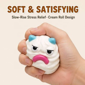 Boîte mystère Kawaii Butter Squishy : Jouet à rebond rapide, finition soyeuse effet crème tourbillonnante, décompression sensorielle, anti-stress pour enfants - Product Image 5